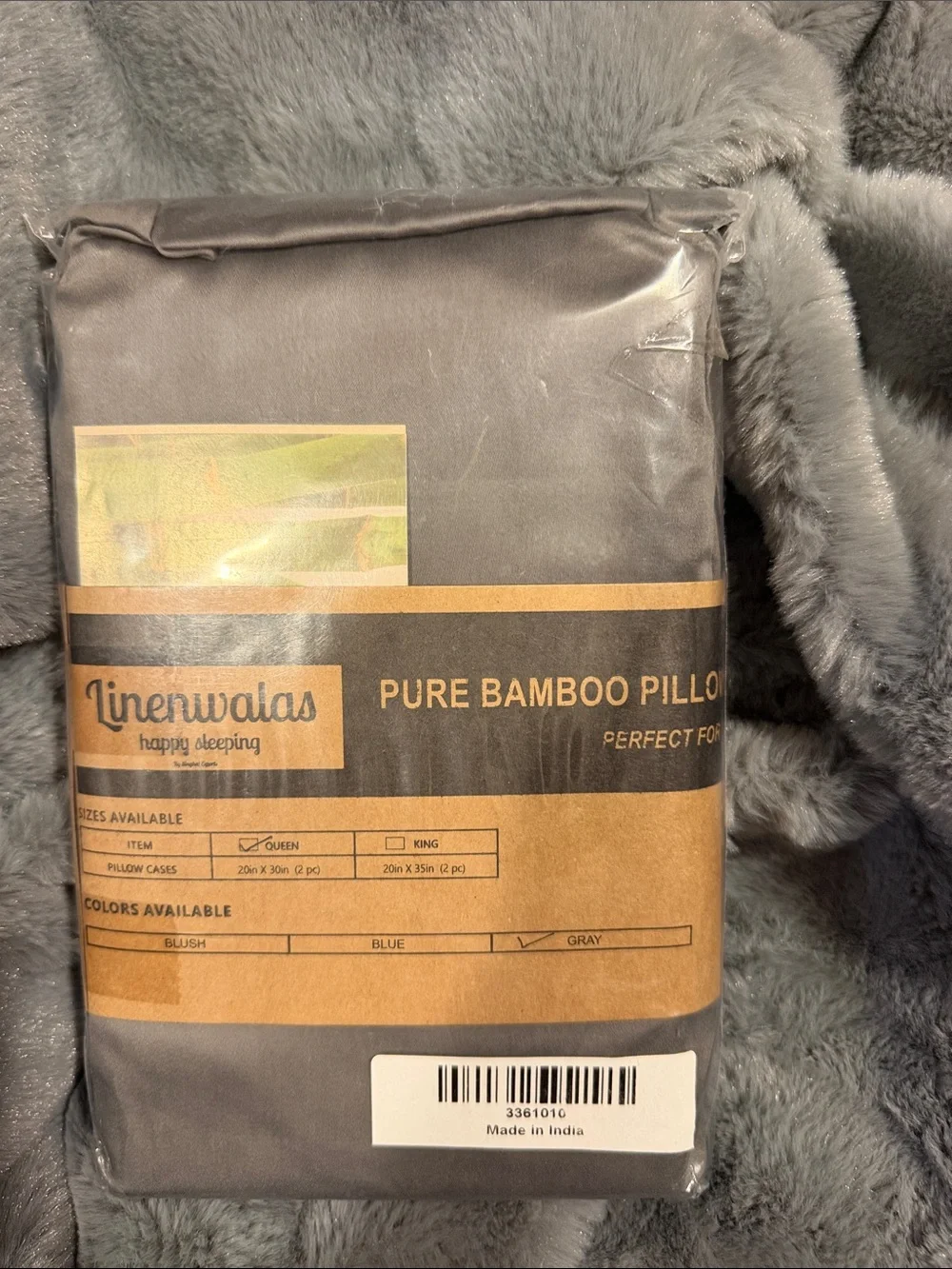 Pure Bamboo Pillowcase – Gray